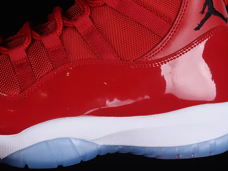 All categories Air Jordan Jordan series basketball shoes Air Jordan 11 F version Air Jordan 11 Velvet "Gym Red" AJ11 Joe 11 red Chicago Bulls genuine carbon 378037-623